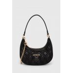 Love Moschino poseta de piele culoarea negru