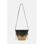 AllSaints poseta EBRO STRAW CROSSBODY culoarea negru, W075XA