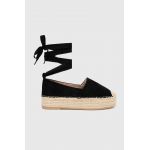 Answear Lab espadrile culoarea negru, cu platforma