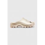 AllSaints papuci Eclipse Flatform femei, culoarea auriu, cu platforma, WF560Y
