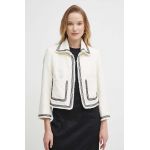 Sisley sacou culoarea bej, un singur rand de nasturi