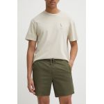 Hollister Co. pantaloni scurti barbati, culoarea verde