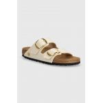 Birkenstock papuci Arizona Big Buckle femei, culoarea bej, 1026726