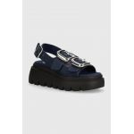 Steve Madden sandale Transporter femei, culoarea albastru marin, cu platforma, SM11003060