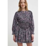 Pepe Jeans fusta DAVINIA culoarea gri, mini, creion, PL901109
