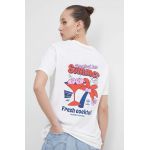 Kaotiko tricou din bumbac culoarea bej, cu imprimeu