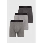 Abercrombie & Fitch boxeri 3-pack barbati, culoarea gri