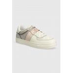 Emporio Armani sneakers din piele culoarea bej