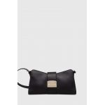 Furla poseta de piele culoarea negru