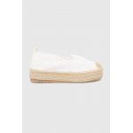 Answear Lab espadrile culoarea alb, cu platforma