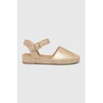 Answear Lab espadrile culoarea auriu, cu platforma