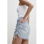 Answear Lab fusta jeans mini, drept