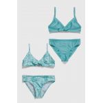 zippy costum de baie pentru copii din două piese 2-pack culoarea turcoaz