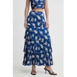 Abercrombie & Fitch fusta culoarea albastru marin, maxi, evazati