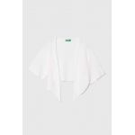 United Colors of Benetton cardigan copii culoarea alb