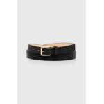 Answear Lab curea de piele femei, culoarea negru