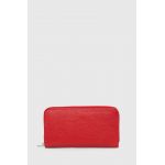 Answear Lab portofel de piele femei, culoarea rosu