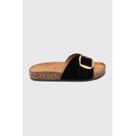 Answear Lab papuci femei, culoarea negru, cu platforma