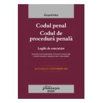 Codul penal. Codul de procedura penala. Legile de executare. Act.1 septembrie 2023