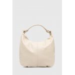 Answear Lab poseta de piele culoarea bej