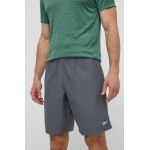 Reebok pantaloni scurți de antrenament Identitiy Training culoarea gri, 100043430