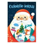 Culorile iernii. Carte de colorat + abtibilduri