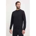 BOSS hanorac lounge din bumbac culoarea negru, uni, 50515186