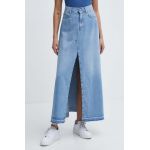 Pepe Jeans fusta jeans MAXI SKIRT HW SKY REG maxi, evazati, PL901130R