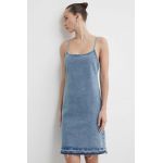 HUGO rochie din denim mini, drept, 50513763