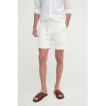 BOSS pantaloni scurți din bumbac culoarea alb, 50512164