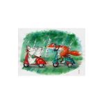 Print intrecere pe Vespa 30 x 40