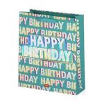 Punga pentru cadouri: Happy Birthday. Mare