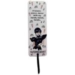 Semn de carte accesorizat snur: Wednesday Addams