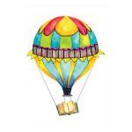 Print de arta: Balon cu aer cald. Carte