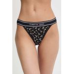 Tommy Jeans tanga culoarea negru, UW0UW05382