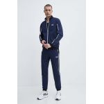 EA7 Emporio Armani trening din bumbac culoarea albastru marin