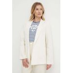 Pepe Jeans sacou de in MIRKA culoarea bej, desfacut, neted, PL402377