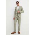 Lindbergh costum barbati, culoarea verde, neted
