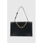 AllSaints poseta de piele LUCA SHOULDER BAG culoarea negru, W003XA