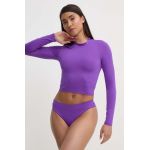 Casall longsleeve de baie Rashguard culoarea violet