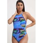 Casall costum de baie dintr-o bucată High Neck Printed cupa moale