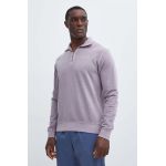adidas Originals hanorac de bumbac barbati, culoarea roz, neted, IS1745