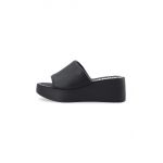 Bianco slapi de piele BIASAVANNAH femei, culoarea negru, cu platforma, 11201137