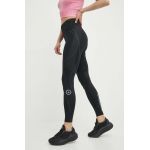 adidas by Stella McCartney leggins de antrenament Truepace culoarea negru, cu imprimeu, IQ4512