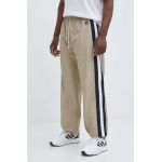 Champion pantaloni de trening culoarea maro, neted, 220008