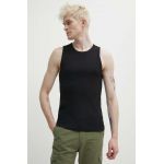 Solid tricou barbati, culoarea negru