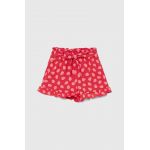 United Colors of Benetton pantaloni scurți din bumbac pentru copii culoarea roz, modelator
