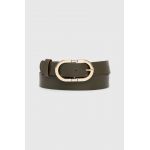Answear Lab curea de piele femei, culoarea verde