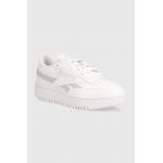 Reebok Classic sneakers din piele Club C culoarea alb, 100074269