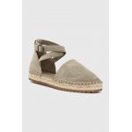 Marc O'Polo espadrile din piele intoarsa culoarea verde, 40315613802305 NN2M3041